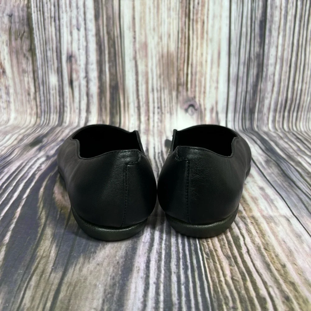 Aerosoles Virona Black Leather Ballet Flats New Size 10.5